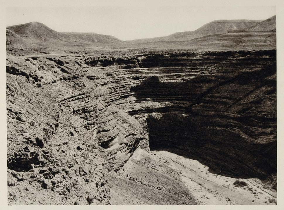 1929 Wadi Hof Chof Arabian Desert Helwan Valley Egypt - Original Egypt 