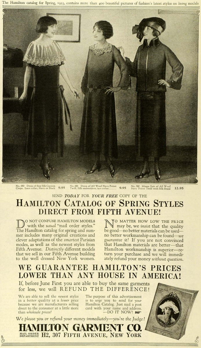 1925 Ad Cami-Knickers Debenham Freebody Wigmore Street Flapper