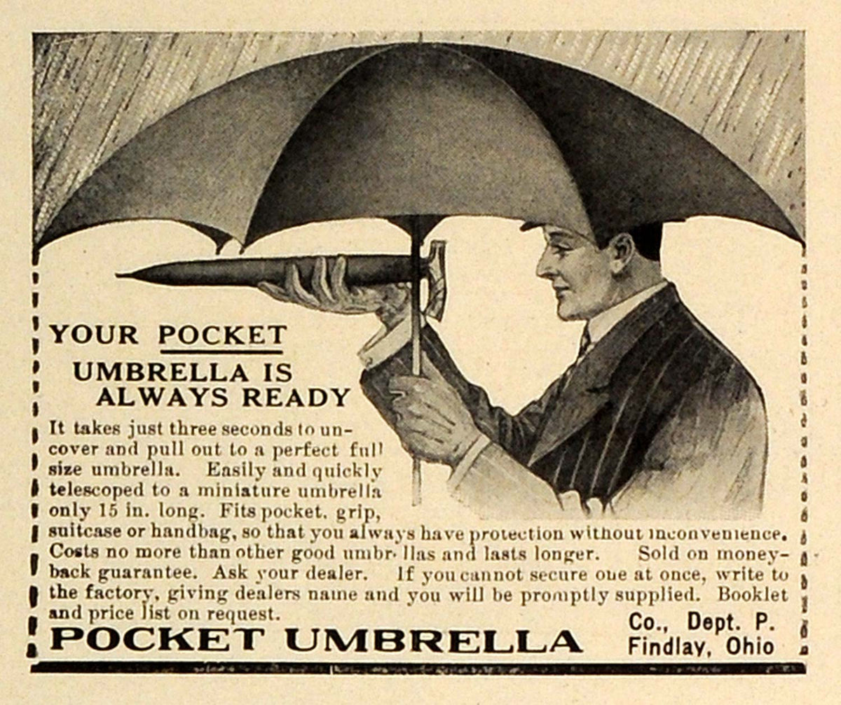 Pocket deals size umbrella