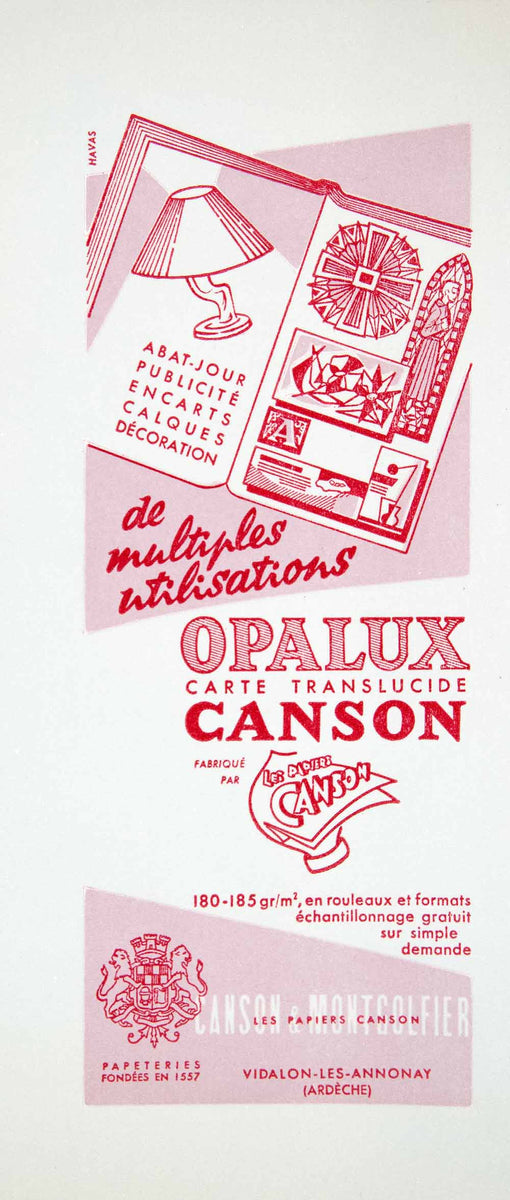 Canson Opalux Translucent Paper