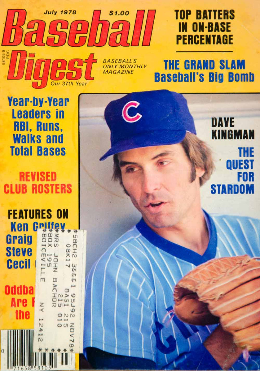  1978 Topps # 570 Dave Kingman Chicago Cubs (Baseball Card)  EX/MT Cubs : Collectibles & Fine Art