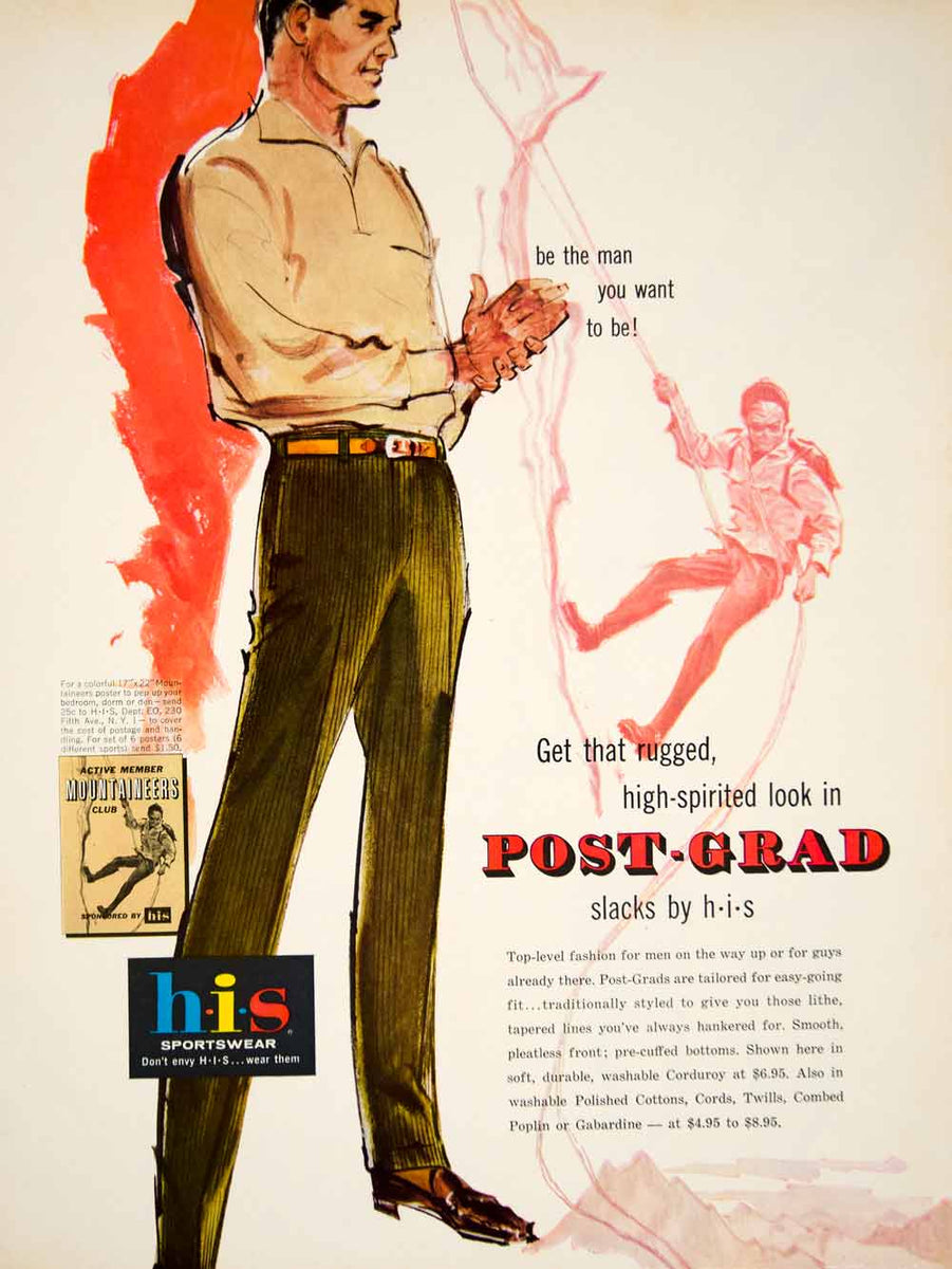 1957 HAGGAR Wash and Wear Men Boys Slacks Pants Trousers Clothing Fashion  Vintage Print Ad 