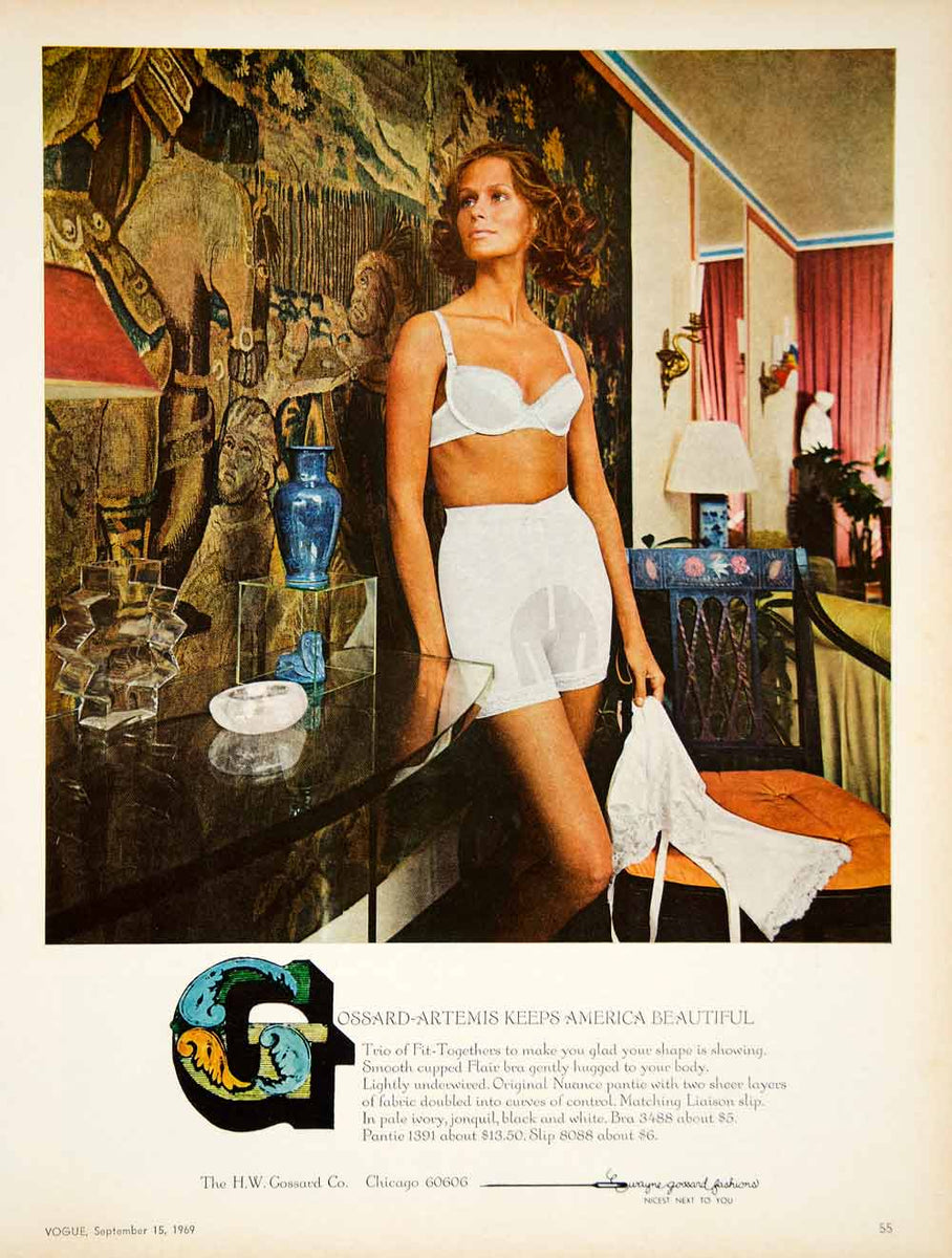1969 Bali Lingerie Vintage Double Print Ads Set 60s Fashion Models Bras  Slips Girdles Lingerie Set of 2 Vintage Ads -  Canada