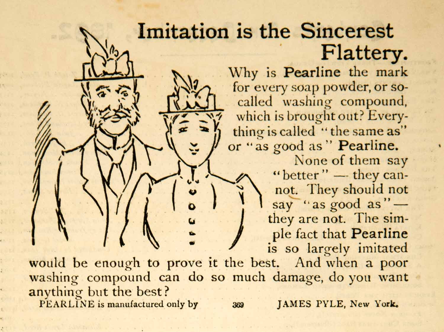 1892 Ad James Pyle Pearline Soap Powder Healthy Beauty Victorian Era AHM1