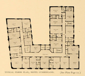 1905 Print Hotel Cumberland Building New York Mulliken Moeller Architecture ARC5