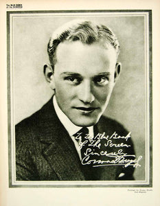 1923 Print Conrad Nagel Silent Film Era Actor Movie Star Portrait Biography BBS1