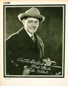 1923 Print Niles Welsh Silent Film Era Actor Movie Star Portrait Biography BBS1