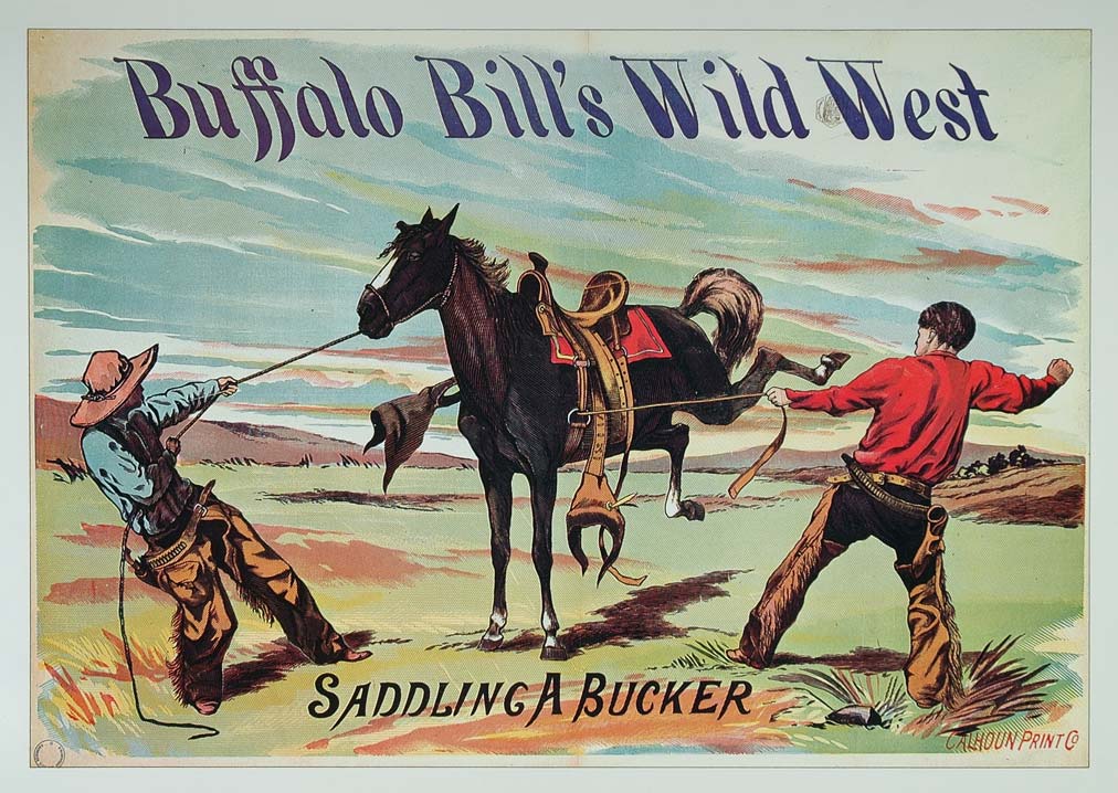 Vintage Buffalo Bill's Wild West Poster - William F Cody