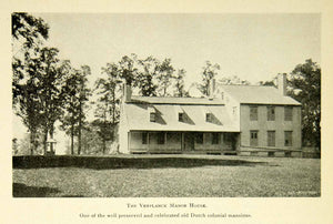 1902 Print Mount Gulian Verplanck Manor House Fishkill NY Historic Home BVM1