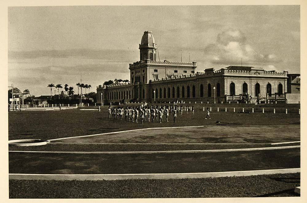 1937 Soldiers Military Barracks Building Recife Brazil Soldiers South BZ1