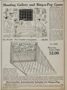 1934 Vintage Ad Shooting Gallery Fair Carnival Prizes - ORIGINAL CAT2