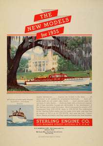 1934 Ad Sterling Engine Yacht Propellor Douglas Donald - ORIGINAL CL3