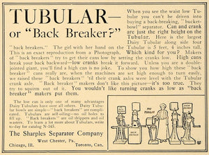 1906 Ad Dairy Tubular Sharples Separator Company Axles - ORIGINAL CL4