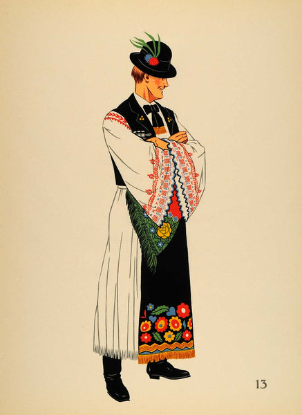 File:Hungarian traditional costumes, Illustration for Il costume