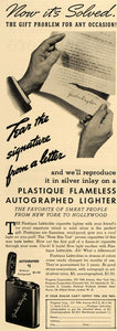 1938 Ad Progress Plastique Lektrolite Cigarette Lighter - ORIGINAL ESQ1