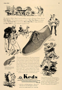 1936 Ad Keds Shoes Yeoman Models United States Rubber - ORIGINAL ESQ3