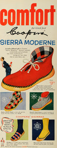 1952 Ad Coopers Sierra Moderne Slippers Socks Footwear - ORIGINAL ESQ4