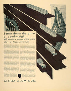 1931 Ad Alcoa Aluminum Alloys Steel Pittsburgh - ORIGINAL ADVERTISING F1A