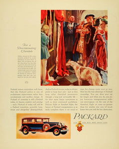 1930 Ad Packard Deluxe Standard Eight Holbein Painter - ORIGINAL ADVERTISING F3A