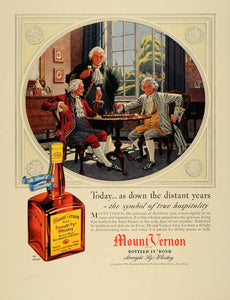 1940 Ad Mount Vernon Straight Rye Whiskey Alcohol - ORIGINAL ADVERTISING F4A