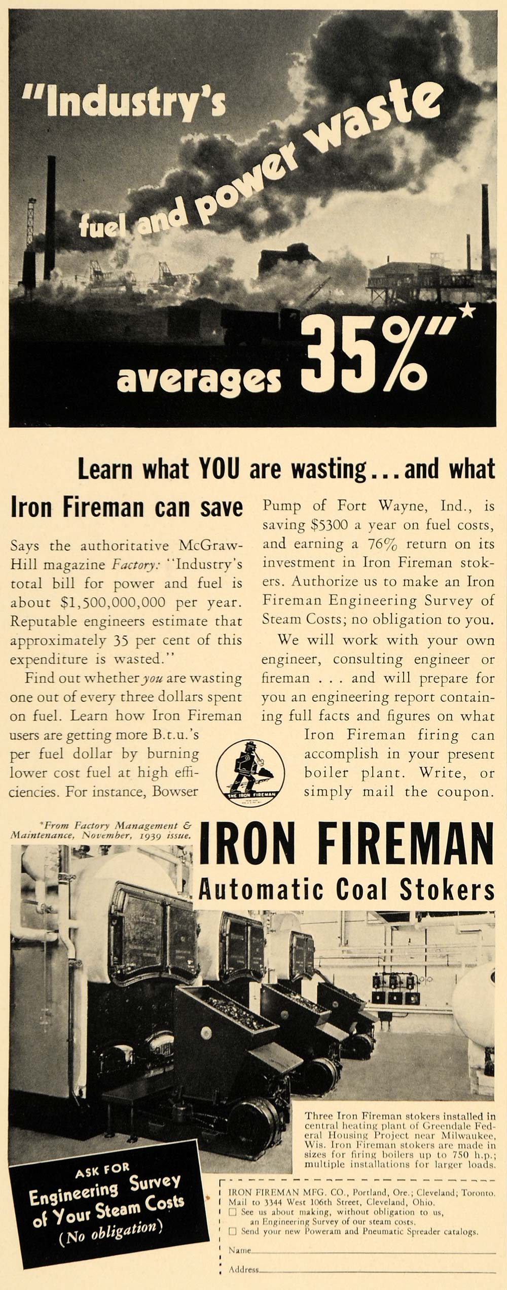 1940 Wayne Vintage Gas Pump Ad, Vintage Gas & Oil Ads