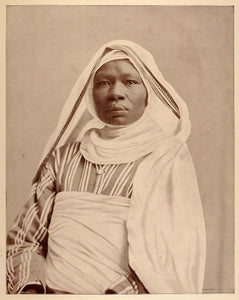 1893 Chicago World's Fair Portrait Sudanese Woman Sudan Costume Dress Historic