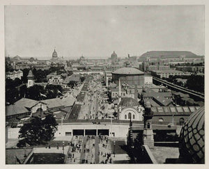 1893 Chicago World's Fair Ferris Wheel Midway Plaisance ORIGINAL HISTORIC FAIR3