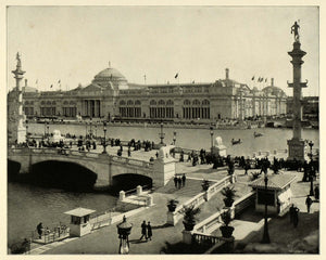 1893 Print Chicago World's Fair Agricultural Building - ORIGINAL HISTORIC FAR1