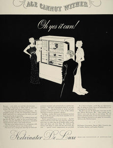 1936 Ad Kelvinator Refrigerator Alexis de Sakhnoffsky - ORIGINAL ADVERTISING FT4