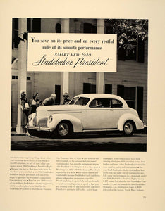 1939 Ad 1940 Studebaker President Eight Vintage Car - ORIGINAL ADVERTISING FT6