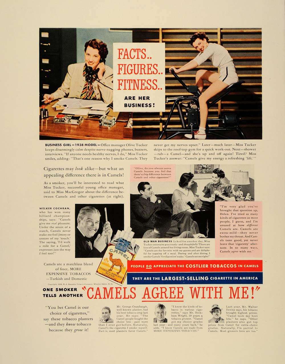 camel cigarettes magazine ads