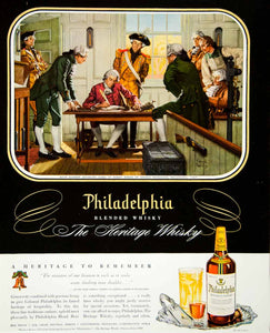 1947 Ad Colonial Philadelphia Blended Whisky Alcohol Drink Beverage FTM