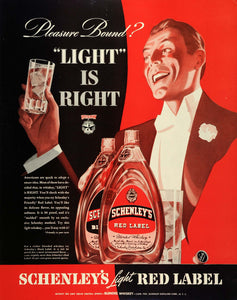 1939 Ad Schenley Distillers Red Label Blended Whiskey - ORIGINAL FTT9