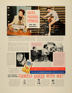 1938 Ad Camel Cigarettes MacGregor Tucker Walter Devine - ORIGINAL FTT9