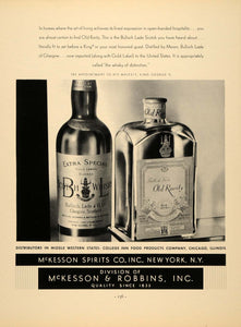 1934 Ad Old Rarity Bulloch Lade Glasgow Whisky Liquor - ORIGINAL FTT9