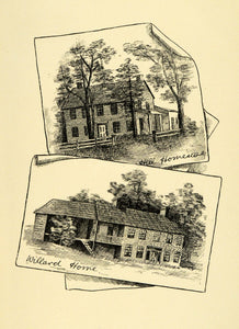 1889 Print Houses Hill Homestead Frances Elizabeth C. Willard Home GFY1