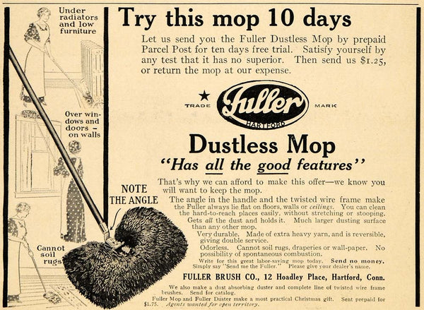 Fuller Brush Co 1923  Fuller brush, Vintage advertisements