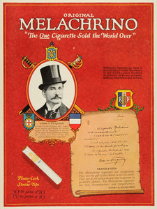 1926 Ad Andre de Fouquieres Parisian 400 Melachrino Cigarettes Tobacco HB2