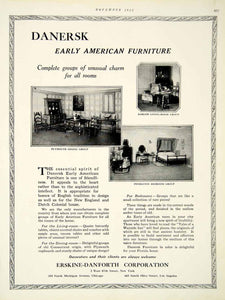 1922 Ad Danersk Erskine-Danforth 315 North Michigan Avenue Chicago Furniture HB4