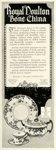 1925 Ad William S. Pitcairn Royal Doulton China Dishes Cambridge Dinnerware HG1