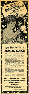 1929 Ad Kirk's Cocoa Hardwater Castile Magic Cake Soap - ORIGINAL HOH1