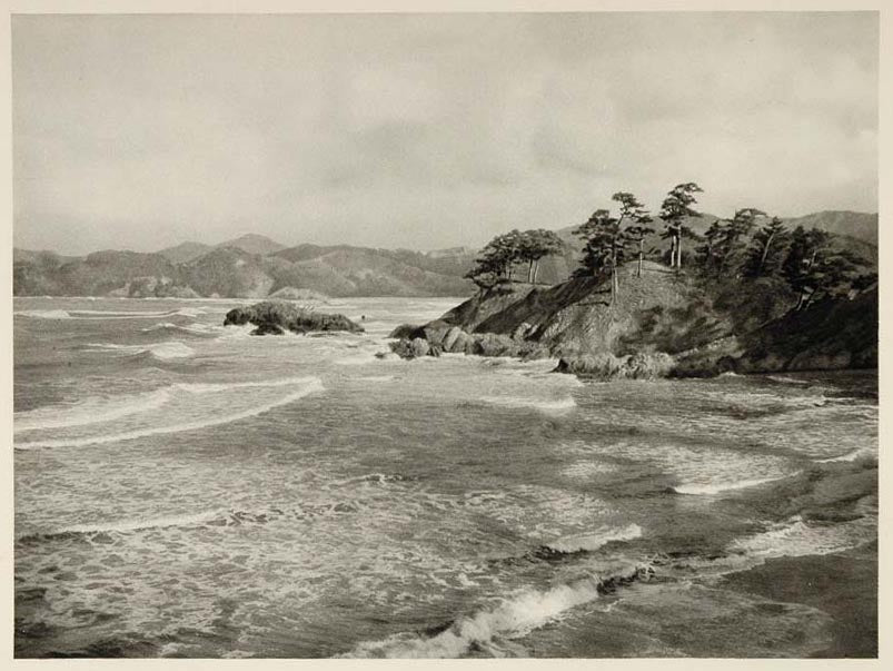 1930 Sea of Japan Coast Uradome Beach Uratomi Japan - ORIGINAL JAPAN2