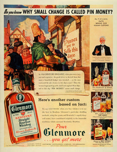 1939 Ad Glenmore Kentucky Bourbon Whiskey Court Jester Liquor Alcohol LF5