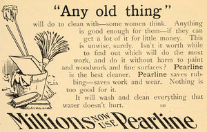 1897 Ad Pearline Soap Cleaning Product Health Hygiene - ORIGINAL LHJ3