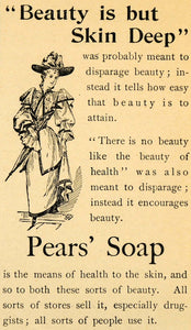 1893 Ad A & F Pears Ltd. Pears Soap Bath Products Dress - ORIGINAL LHJ4