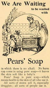 1893 Ad A & F Pears Ltd. Pears Soap Bath Products Child - ORIGINAL LHJ4