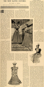 Article Easter Dresses Victorian Fashion Isabel Mallon Silk Costume E LHJ5