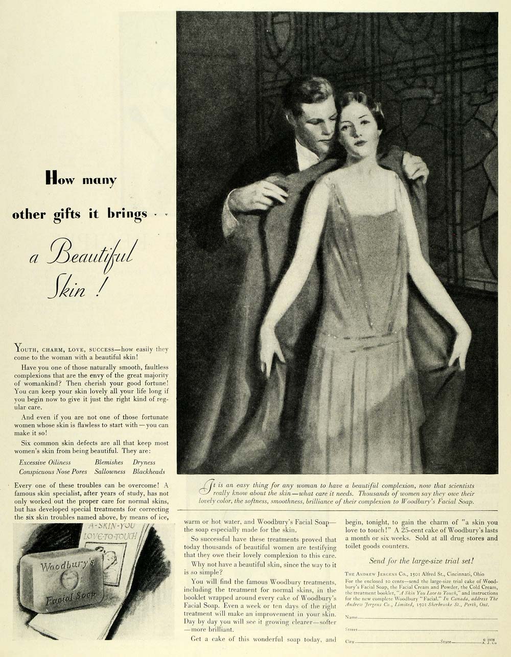 1929 Ad Woodbury's Facial Soap Beauty Women Skin Care - ORIGINAL MCC4