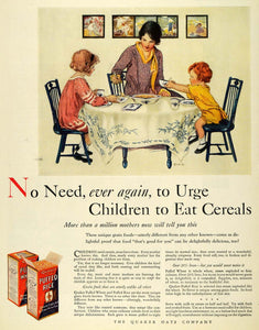 1927 Ad Mothers Advice Puffed Rice Wheat Ceral Quaker - ORIGINAL MCC4