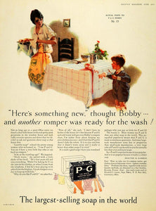 1928 Ad Home Visit No 15 P and G Naphtha Soap Procter - ORIGINAL MCC4